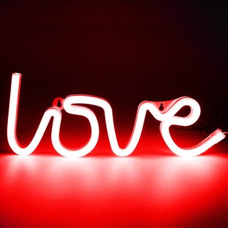 

LOVE Neon Light USB Powered Wall Decor Lamp for Party