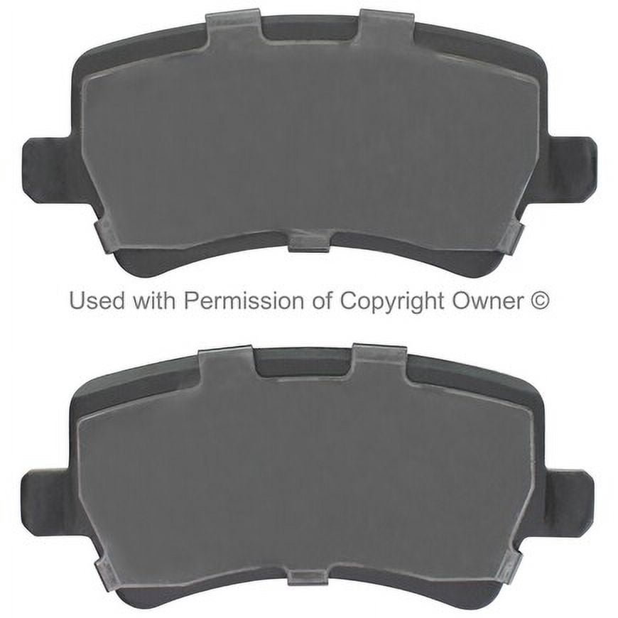 Mpa Electrical 1001-1307AC Quality Built Premium Ceramic Brake Pads W/