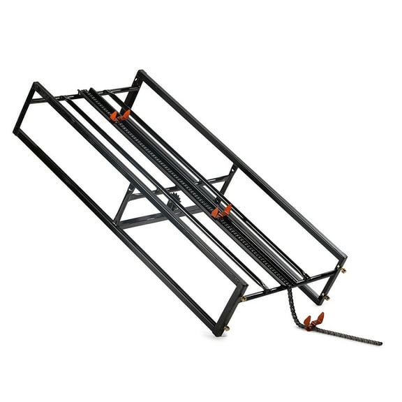 Titan Attachments 4ft Extension with Chain for 16ft Square Hay Bale Elevator Base Unit, Black, Hay Harvesting Agricultural Equipment