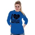thumbnail image 4 of I Love Someone with Autism Puzzle Long Sleeve TShirt Men Women Brisco Brands S, 4 of 6
