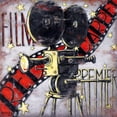thumbnail image 2 of Kruskamp, Janet 12x12 Black Ornate Wood Framed with Double Matting Museum Art Print Titled - Red Carpet, 2 of 4