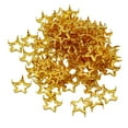 thumbnail image 2 of Rongfmy 100Pcs Punk Rivets Pentagram Claw Leather Crafts Gold, 2 of 9