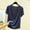 Blue, variant on YHAJDS Women's Pajamas Short Sleeve Sleepwear Top Loose V Neck Solid Home Shirt