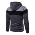 thumbnail image 3 of Sudadera Con Capucha Y Cremallera Deportiva Informal Hombre, 3 of 8