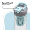 thumbnail image 5 of Contigo Clybourn Plastic FreeFlow Filter Water Bottle with AUTOSEAL Lid 24 oz., Salt, with Replacable Filter, 5 of 6