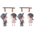 thumbnail image 4 of HOMEMAXS 2 juegos DIY Mini taburete parejas muñecas hadas jardín miniaturas decoración figuras de acción HOMEMAXS 11449092, 4 of 6