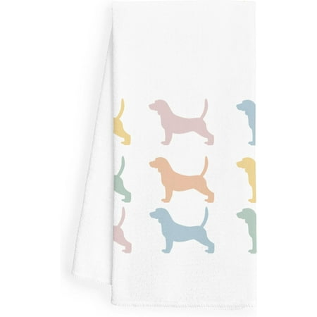 

Beagle Gifts Kitchen Towels - Dog Hand Towels Beagle Dog Tea Towels Beagle Gifts for Women Beagle Decor Dog Mom Gifts Kitchen Towels Decorative Bathroom Hand Towels 18×26 Inches