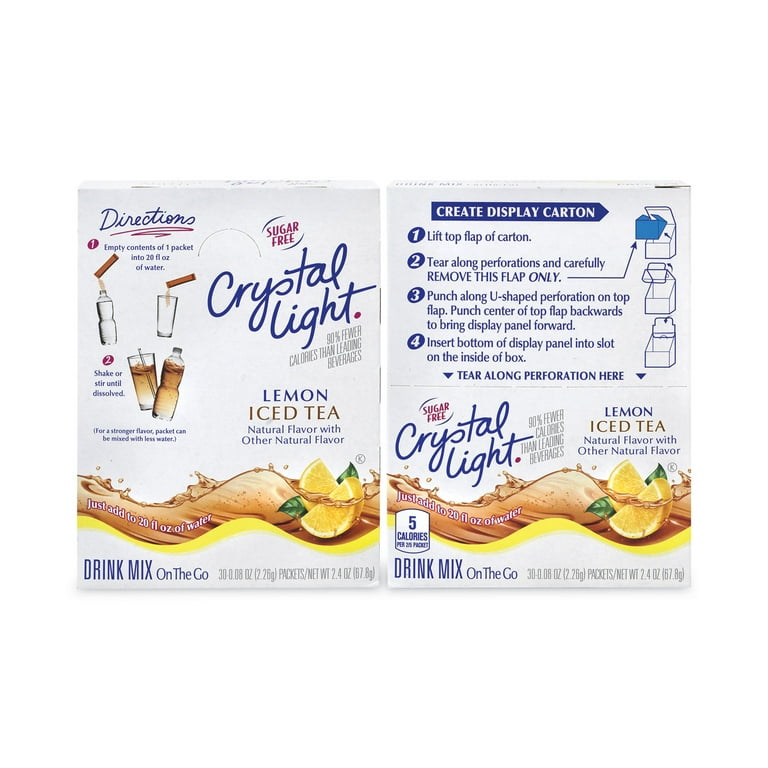 On-The-Go Sugar-Free Drink Mix, Iced Tea, 0.08 oz Single-Serving Tubes, 30/Box, 2 Boxes/Carton, Ships in 1-3 Business Days On-The-Go Sugar-Free Drink Mix, Iced Tea, 0.08 oz Single-Serving Tubes, 30/Box, 2 Boxes/Carton, Ships in 1-3 Business Days