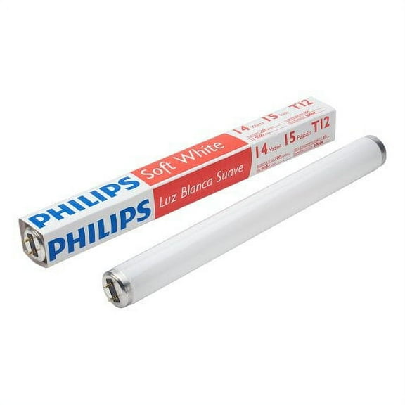 Philips Linear Fluorescent 14-Watt 15-Inch T12 Soft White Light Bulb