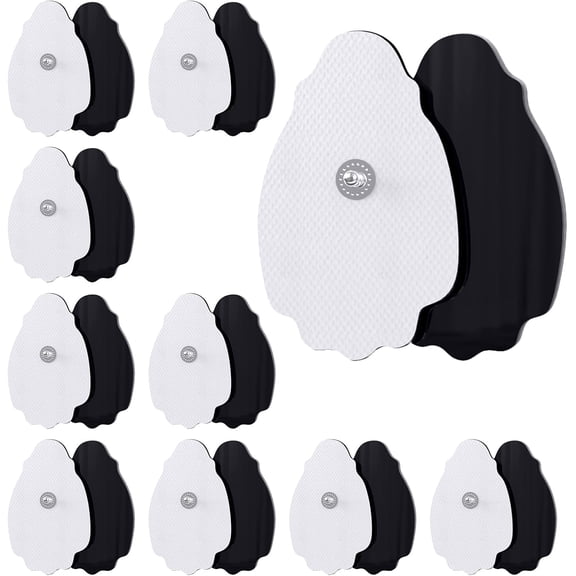 TENS/EMS Unit Replacement Pads, Self-adhesive Electrode, 2.9mm Electrode Patches for Electrotherapy, 20Pcs Reusable Adhesive Electrode Pads