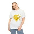 thumbnail image 4 of Flying smiley face tshirt Unisex Heavy Cotton Tee, 4 of 8