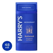 Harry's Aluminum-Free Deodorant for Men, Odor Control, Redwood, 2.5 oz