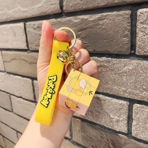 Sanrio-llavero de cubo mágico de Hello Kitty para chica, llaveros Kawaii de dibujos animados, regalo