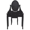 thumbnail image 2 of Topbuy Mirrored Dressing Table Wooden Vanity Makeup Unit w/ Cushioned Stool Black, 2 of 6