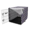 thumbnail image 3 of Abstract Dog Crate Cover, Repetitive Leaves Interpretation Colorful Pattern, Easy to Use Pet Kennel Cover Small Dogs Puppies Kittens, 7 Sizes, Indigo Multicolor, by Ambesonne, 3 of 6