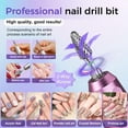 thumbnail image 3 of JKCCZLL Fantexy 3/32" Carbide Nail Drill Bit - Remove Acrylic Hard Gels Quickly and Safely,Professional Cone Tungsten Drill Bits Set Nail File Acrylic for Manicure,Pedicure,Cuticle Cleaner(Fine - F), 3 of 7