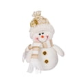 thumbnail image 4 of Christmas Santa Snowman Plush Figures Holiday Table Decor, Festive Character Ornament for Winter Season, 10in Cute Stuffed Mascot for Family, New Year Gift, 4 of 7