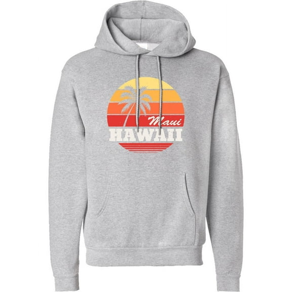 Inktastic Maui Hawaii Retro Sunset Adult Hoodie Sweatshirt