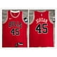 thumbnail image 1 of hot pressed nba Chicago Bulls No. 45 black classic basketball jersey Gao Jiahui unisex, 1 of 2
