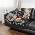 thumbnail image 4 of Custom Blanket with Photo Text Personalized Throw Blanket Personalized Gift Flannel Blanket Birthday Halloween Christmas Customized Picture Blanket for Mother Baby Father Adult Friends Lovers Pets, 4 of 6