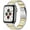 SilverGold-3, variant on Fitlink Ultra Thin Metal Wristband Strap for Apple Watch 38/40/41/42/44/45mm, Compatible with Apple Watch Series 7/6/5/4/3/2/1/SE((Silver/Gold-1 -42/44/45mm)