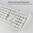 thumbnail image 3 of TIMIFIS Keyboard Wireless Keyboard and Mouse Set 2.4G Wireless Keyboard Punk Keycap /PC/Mute Gift, 3 of 7