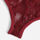 thumbnail image 4 of Gibobby Lencería mujer erótica Lenceria Mujer de una Pieza Erotica Baby Doll Sexy Conjunto de Ropa Interior Sensual para Mujer(Vino, XXG), 4 of 4