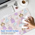 thumbnail image 4 of Long Mouse Pads for Desk,Princess Rainbow Castle Pattern Desk Mats on Top Of Desks, Desk Mouse Pad Extra Large with 3mm Non-Slip Base and Stitched Edge for Gaming,Office,Work,Home 31.5"x11.8", 4 of 6