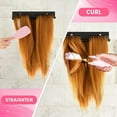 thumbnail image 4 of Hair Extension Hanger, Acrylic Lightweight Display Holder With Dual Locking Suction Cups, Space Saving Design, Wide Application, 4 of 8