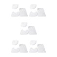 thumbnail image 1 of Maytalsory 1/2/3/5 3pcs/set Soft Texture Bath Mat Set Gentle And Sensational Carpets For Relaxing White 5PCS, 1 of 6