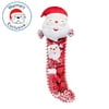 Holiday Time Dog Toy Stocking, 8 Pieces, Red