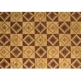 thumbnail image 1 of Ahgly Company Indoor Rectangle Abstract Brown Modern Area Rugs, 5' x 7', 1 of 4