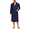 Navy Blue, variant on MAYFISH Men's Pure Cotton Robe, Lightweight and Soft, Long Summer Sleepwear 100% Cotton Robe with Pockets (Cobalt Blue, XL)