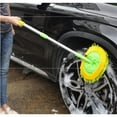 thumbnail image 6 of Car Wash Brush Car Wash Brush with Telescopic Handle 115CM Car Wash Mop Long Handle Multifunctional Car Cleaning Brush for Car, RV, Truck, Window, 6 of 8