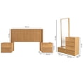 thumbnail image 4 of Recamara KS 5 Piezas Katir Natural - Kessa Muebles, 4 of 5