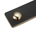 thumbnail image 4 of Uxcell Leather Drawer Pulls 6.7" 4Pack Leather Furniture Handles Drawer Knob Pull Black, 4 of 5