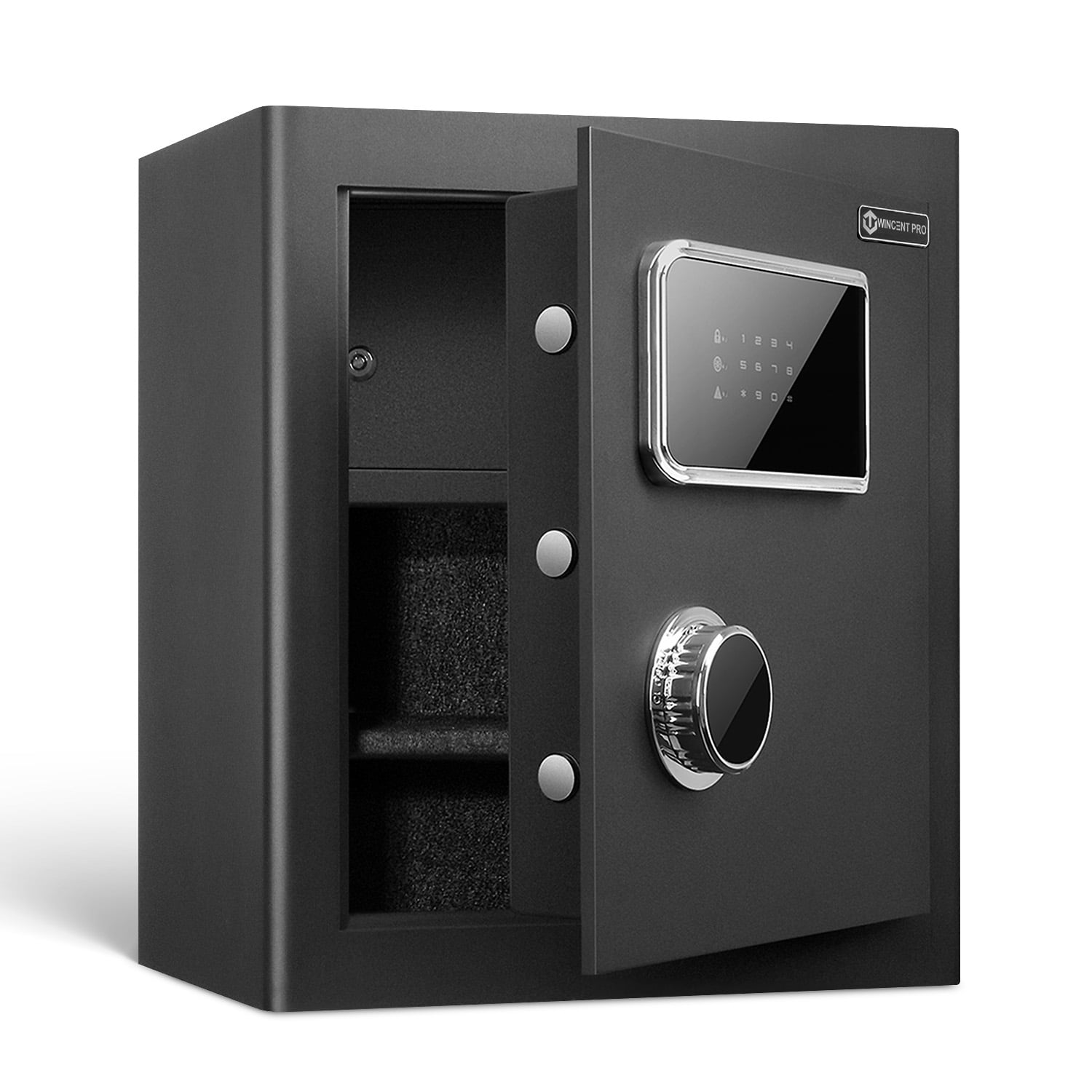WINCENT PRO Secure Deluxe Home Security Safe with Dual Digital Keypad