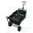 thumbnail image 2 of PreAsion Collapsible Folding Outdoor Utility Wagon Outdoor Hand-pulled Folding Camper Collapsible Family Express Car, 2 of 17
