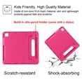 thumbnail image 4 of Allytechgroup Kids Case for iPad Pro 12.9 inch 2022/2021/2020/2018 (6th/5th/4th/3rd Generation) 12.9 Inch Tablet EVA Case with Rotating Kickstand Swivel Handle Shockproof Rugged Stand Cover, Rose, 4 of 7