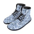 thumbnail image 6 of Wismoutput Lace up Leather Barefoot Shoes High-Top Minimalist Barefoot Shoes with Butterflies For Women Size 6-13.5, 6 of 7