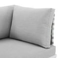 thumbnail image 6 of Modway Harmony Sunbrella® Basket Weave Outdoor Patio Aluminum Sofa in Taupe Gray, 6 of 8