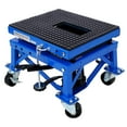 thumbnail image 5 of imerelez 300 lbs Hydraulic Motorcycle Scissor Jack Lift Foot Step Wheels for Small Dirt Bikes,blue color, 5 of 8