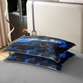 thumbnail image 4 of Sports Car Cotton Duvet Cover Sets(NO Comforter),Blue Race Car Comforter Cover Adults Bedroom Decor, Extreme Sports Theme Bedding Set,Geometry Art Quilt Cover,Full, 4 of 6