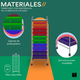 thumbnail image 3 of Mubson Carrito Organizador de 10 Cajones Cestio Multicolor, 3 of 5