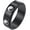 Black, variant on Women Men's Stainless Steel Rotatable Yin Yang Pattern Ring, Personalized Decorative Spinner Ring