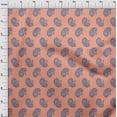 thumbnail image 3 of oneOone Tissu Georgette Viscose Tissu Décor à Blocs Cachemire Imprimé BTY 42 Pouces de Large, 3 of 4