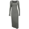 thumbnail image 4 of QHFBli Women's Sweater Dress 2025 Fall Winter Long Sleeve Square Neck Pleated Wedding Guest Knit Midi Dresses, 4 of 4