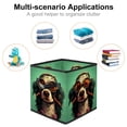 thumbnail image 2 of Dog Retro Foldable Storage Box with Handle, 10.8"x10.5"x10.6", Large Capacity - Storage Bins Bin, 2 of 6