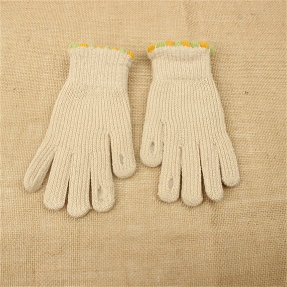 Dxzfnsa Women's Winter Touch Screen Gloves Soft Warm Fleece Lined Knit Elastic Cuff Texting Gloves Gift for Women Christmas Gifts