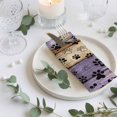 thumbnail image 3 of Cloth Napkins Set of 6 - 20x20 Inches, Purple Brown Washable Reusable Table Napkins, Rustic Farmhouse Dog Paw Vintage Soft & Absortbent Dining Napkin for Party Wedding Hotel Restaurant, 3 of 8